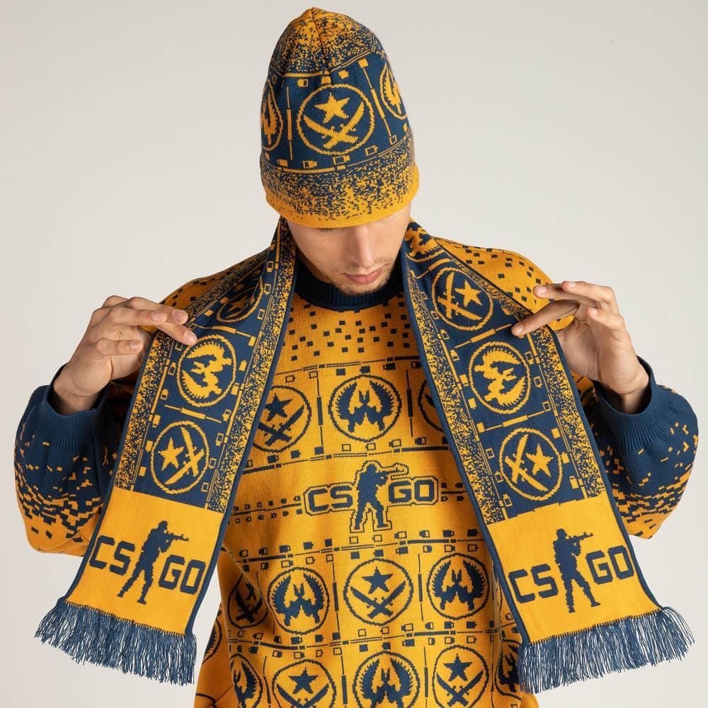 Scarf CS:GO Apollo Yellow and Blue