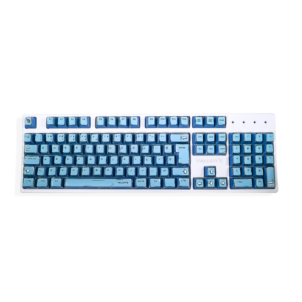Custom Keycaps - Cartoon Blue