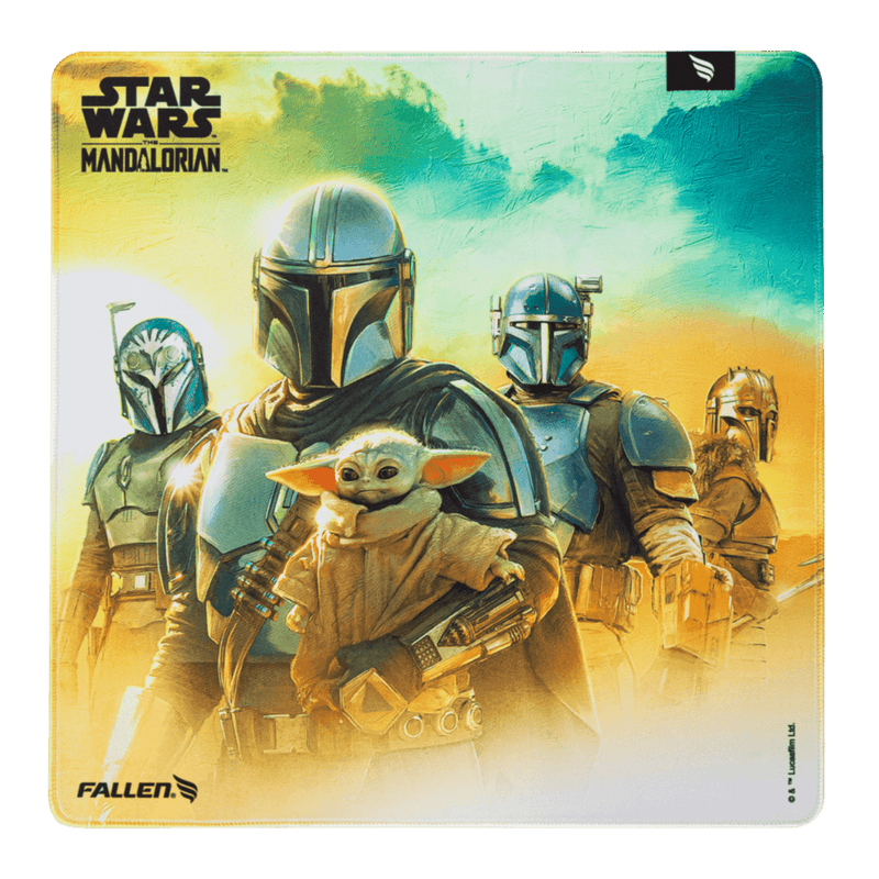 Mousepad Gamer Fallen Star Wars The Mandalorian