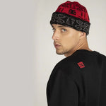 Beanie Dota2 Double Sided Red And Black