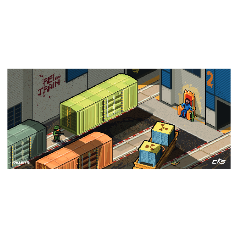 Fallen Train Gamer Mousepad