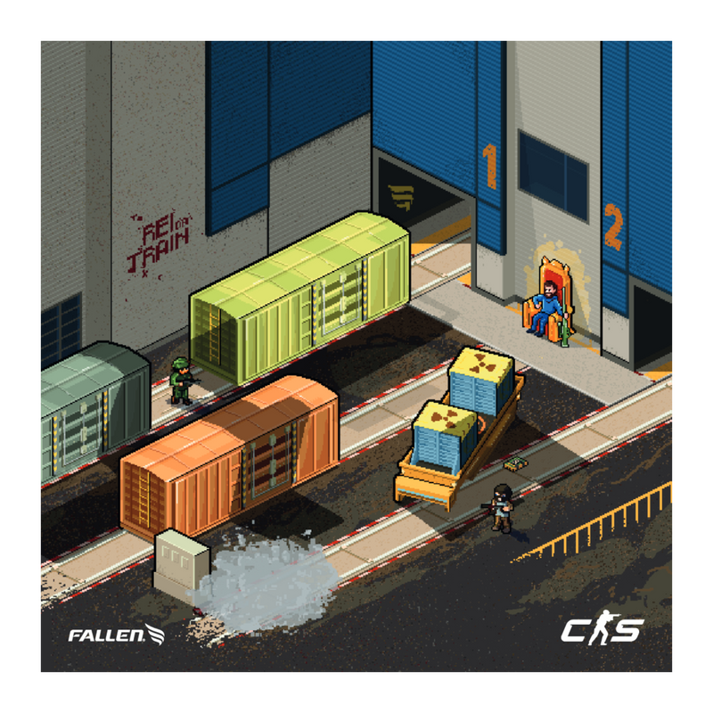 Fallen Train Gamer Mousepad