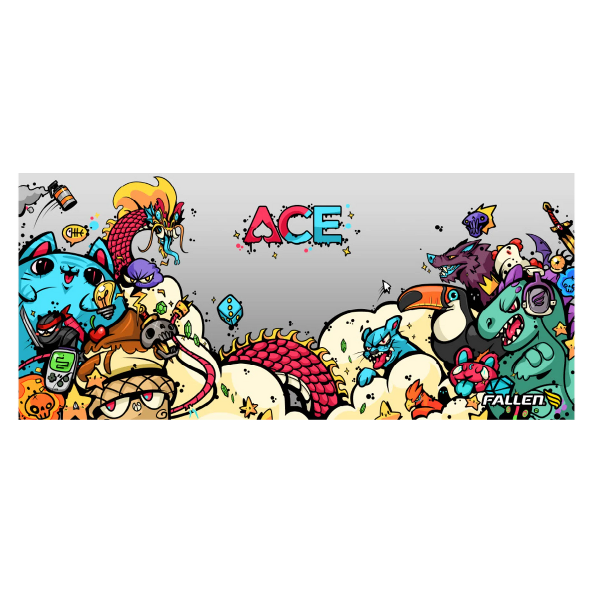 Fallen Ace Gamer Mousepad