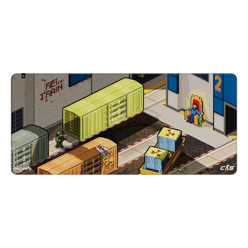 Fallen Train Gamer Mousepad