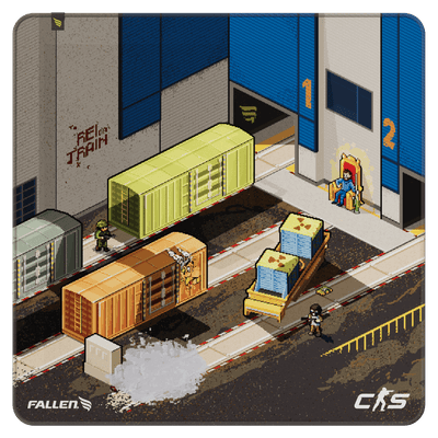 Fallen Train Gamer Mousepad