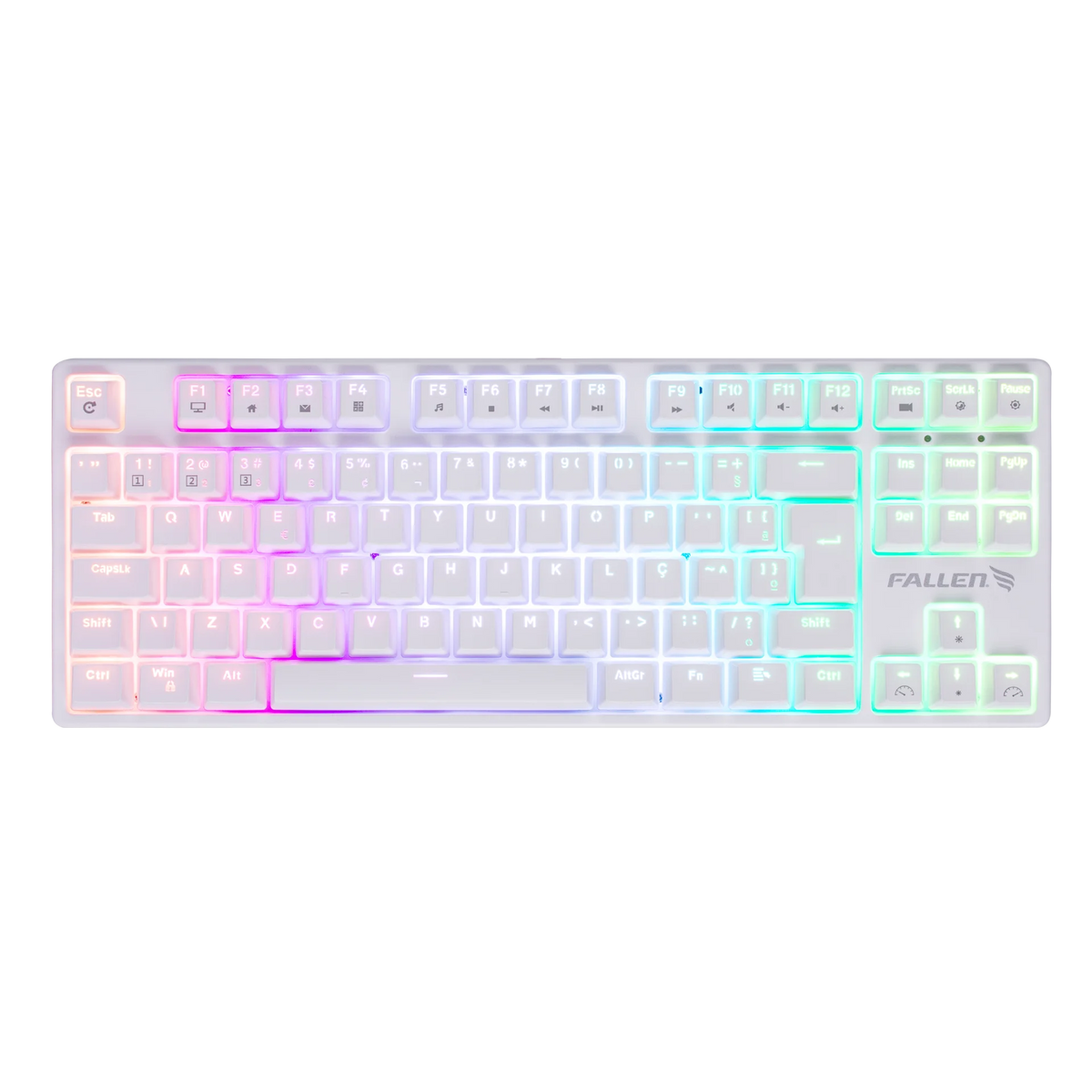 Fallen Pantera Pro Switch Silver Gamer Keyboard